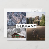 Deutschland Fotografie Collage Postcard Postkarte (Vorne/Hinten)