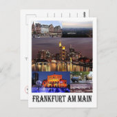 Deutschland - Frankfurt - Mosaik - Postkarte (Vorne/Hinten)