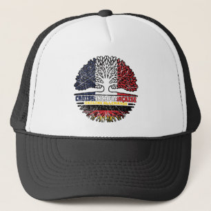 Deutschland Frankreich Treots-Flag Truckerkappe