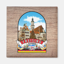 Deutschland Freising Vintage souvenir Magnet