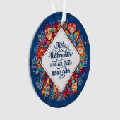 Deutschland Frohe Weihnachten Ornament (Vorderseite)