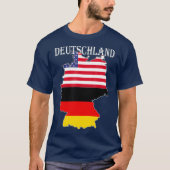 Deutschland für deutsche Kulturerbe-Familie T-Shirt (Vorderseite)