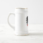 Deutschland für immer/Deutsches Großreich-Doppelad Bierglas (Links)