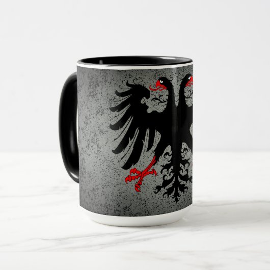 Deutschland für immer/Deutsches Großreich-Doppelad Tasse (Vorderseite Links)