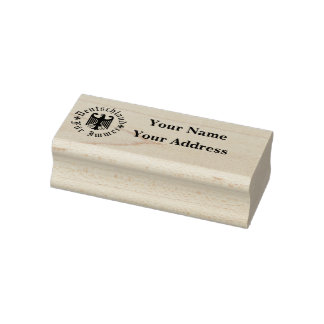 Deutschland für immer/Schwarzadler/Absenderstempel Gummistempel