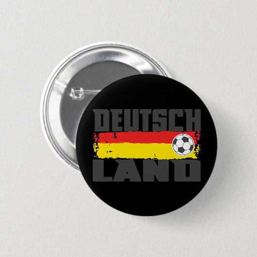Deutschland-Fußball Button (Vorne & Hinten)