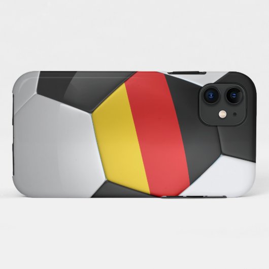 Deutschland-Fußball Case-Mate iPhone Hülle (Rückseite (Horizontal))