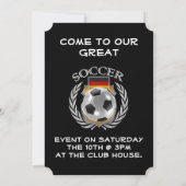 Deutschland Fußball-Fangerät 2016 Einladung (Rückseite)
