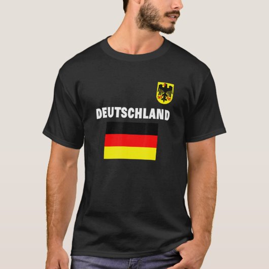 Deutschland Fußball Flag Deutschland Flaggen Top T (Vorderseite)