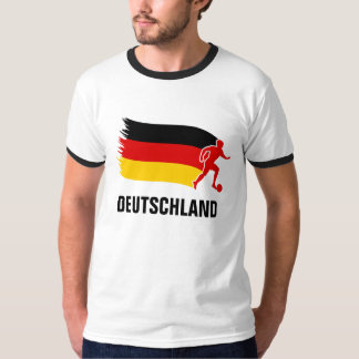 Deutschland-Fußball-Flagge T-Shirt