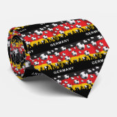 Deutschland-Fußball Krawatte (Gerollt)