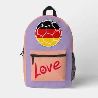 Deutschland Fußball Love Rucksack