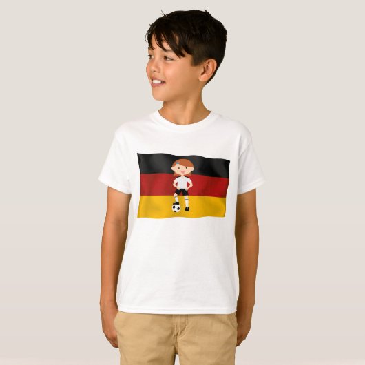 Deutschland Fußball Mädchen 3 T-Shirt (Vorne ganz)