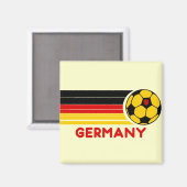 Deutschland Fußball-Magnet Magnet (Vorderseite/Rückseite)