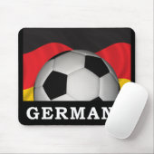 Deutschland-Fußball Mousepad (Mit Mouse)