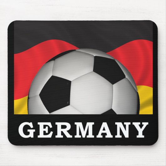 Deutschland-Fußball Mousepad (Vorne)
