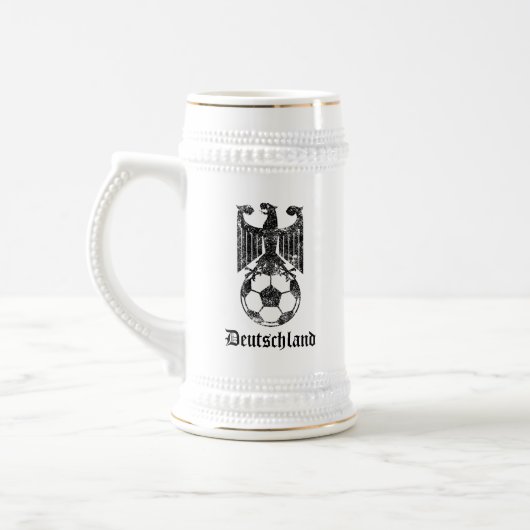 Deutschland-Fußball-Nation Bierglas (Links)