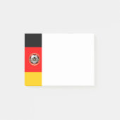 Deutschland Fußball Post-it Klebezettel (Vorderseite)