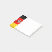 Deutschland Fußball Post-it Klebezettel (angewinkelt)