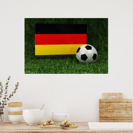 Deutschland Fußball Poster (Küche)
