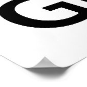 Deutschland Fußball Poster (Ecke)