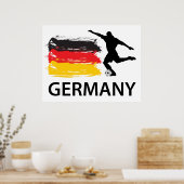 Deutschland Fußball Poster (Küche)