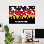 Deutschland Fußball Poster (Heimbüro)