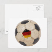 Deutschland Fußball Postkarte (Vorne/Hinten)