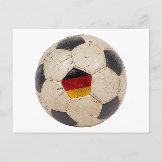 Deutschland Fußball Postkarte (Vorderseite)