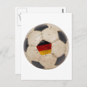 Deutschland Fußball Postkarte (Vorne/Hinten)