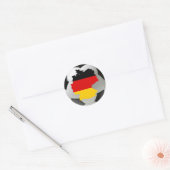 Deutschland - Fußball Runder Aufkleber (Umschlag)