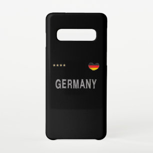 Deutschland Fußball Shirt Herz Samsung Galaxy S10 Hülle