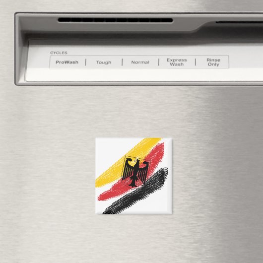 Deutschland Fussball Soccer Eagle Magnet (In Situ (Geschirrspüler))
