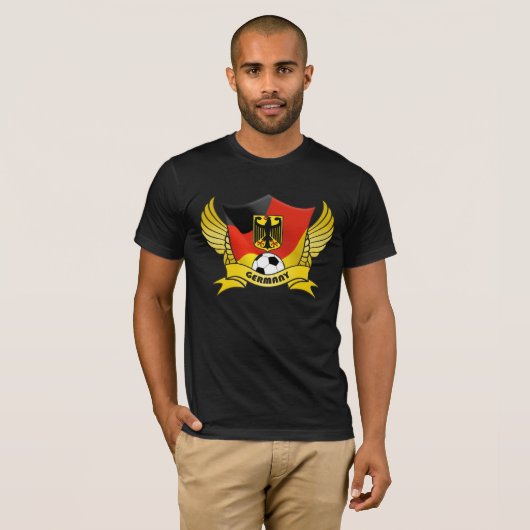 Deutschland-Fußball T-Shirt (Vorne ganz)