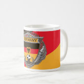 Deutschland-Fußball-Tasse Kaffeetasse (VorderseiteRechts)