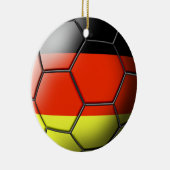 Deutschland-Fußball-Verzierung Keramik Ornament (Rechts)