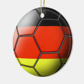 Deutschland-Fußball-Verzierung Keramik Ornament (Links)