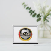 Deutschland Fußball Visitenkarte (Stehend Vorderseite)