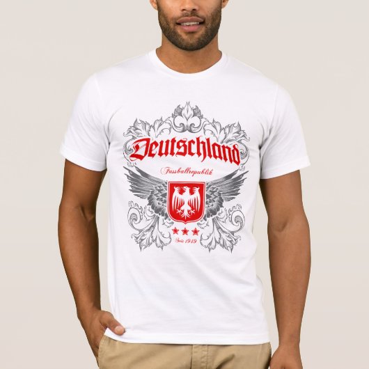 DEUTSCHLAND - Fussballrepublik T-Shirt (Vorderseite)