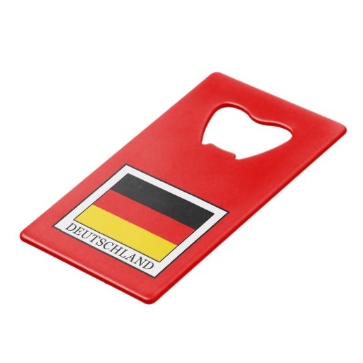 Deutschland Geldbeutel Flaschenöffner (Vorderseite Schrägansicht)