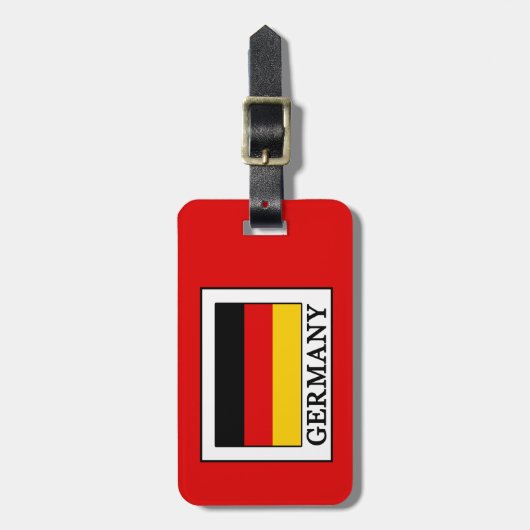 Deutschland Gepäckanhänger (Vorderseite vertikal)