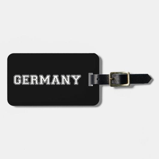 Deutschland Gepäckanhänger (Vorderseite horizontal)