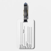 Deutschland Gepäckmarke Gepäckanhänger (Rückseite vertikal)