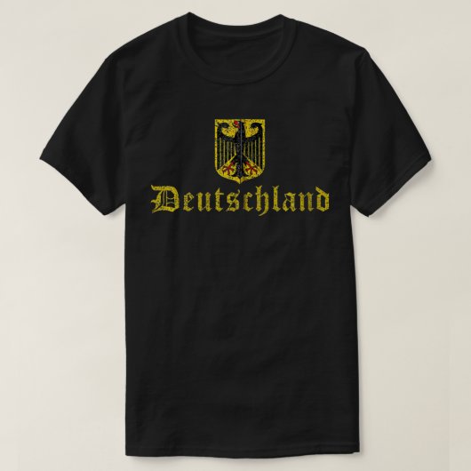 Deutschland German Flag Coat of Arms Germany Men W T-Shirt (Design vorne)