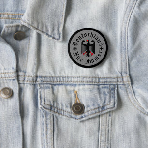 Deutschland/ Germany Forever/schwarzer Adler/Eiser Button