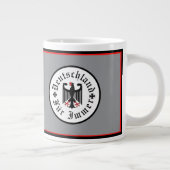 Deutschland/ Germany Forever/schwarzer Adler/Eiser Jumbo-Tasse (Rechts)