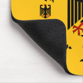 Deutschland/ Germany Forever/schwarzer Adler/Eiser Mousepad (Ecke)