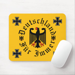 Deutschland/ Germany Forever/schwarzer Adler/Eiser Mousepad