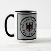 Deutschland/ Germany Forever/schwarzer Adler/Eiser Tasse (Links)