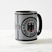 Deutschland/ Germany Forever/schwarzer Adler/Eiser Tasse (VorderseiteRechts)